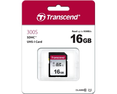 Карта памяти Transcend SDHC 300S 16GB