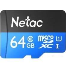 Карта памяти Netac P500 Standard 64GB NT02P500STN-064G-S