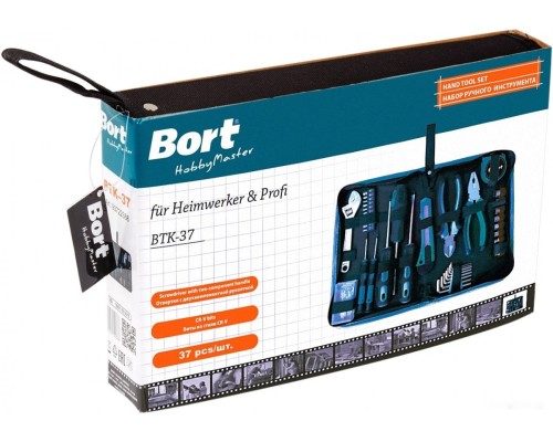 Универсальный набор инструментов BORT BTK-37 (37 предметов)