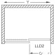 Душевая дверь Roth Lega Line LLD2/120 (хром/intimglass)