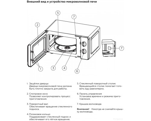 Микроволновая печь BQ MWO-20005SM/W