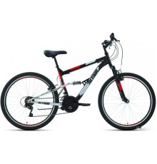 Велосипед ALTAIR MTB FS 26 1.0 р.16 2022 (черный/красный)
