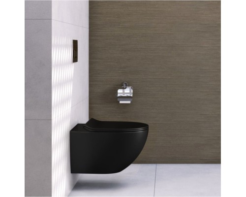 Унитаз Calani Loyd Slim CAL-C0020 (черный) Унитаз Calani Loyd Slim CAL-C0020 (черный)