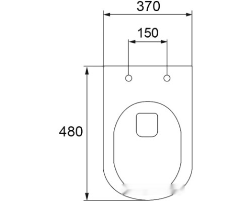 Унитаз Calani Loyd Slim CAL-C0020 (черный) Унитаз Calani Loyd Slim CAL-C0020 (черный)