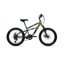 Детский велосипед ALTAIR MTB FS 20 disc (бежевый/черный, 2022)