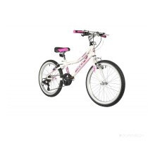 Детский велосипед Novatrack Alice 20 (белый/розовый, 2021)