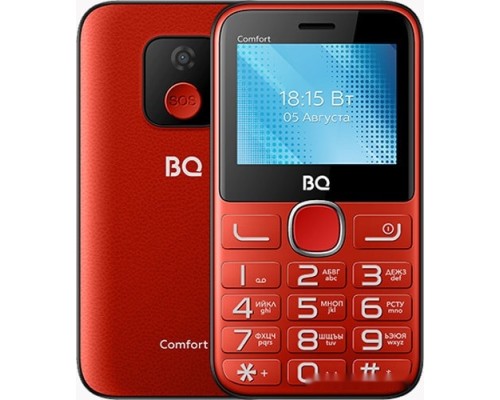 Мобильный телефон BQ-Mobile BQ-2301 Comfort (красный/черный)