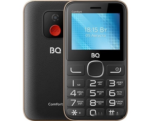 Мобильный телефон BQ-Mobile BQ-2301 Comfort (черный/золотистый)