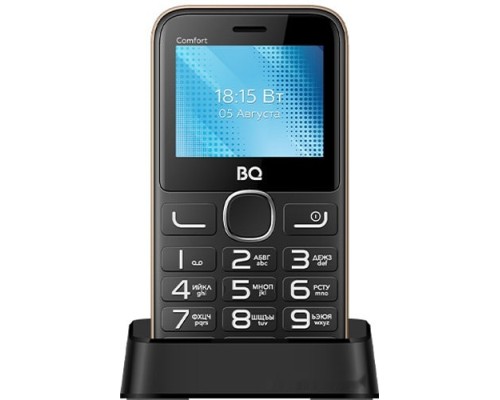 Мобильный телефон BQ-Mobile BQ-2301 Comfort (черный/золотистый)