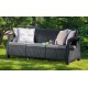 Садовый диван Keter Corfu Love Seat Max (графит)