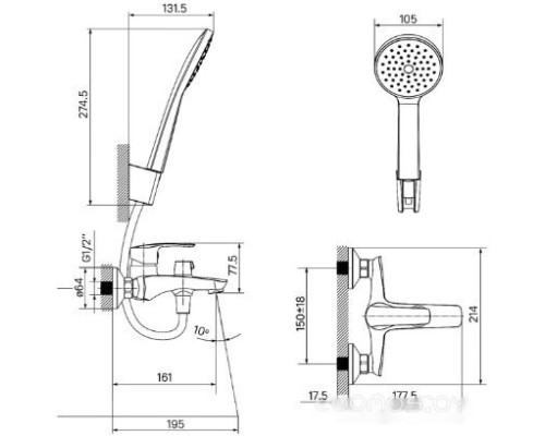 Смеситель IDDIS Ray RAYBL02i02