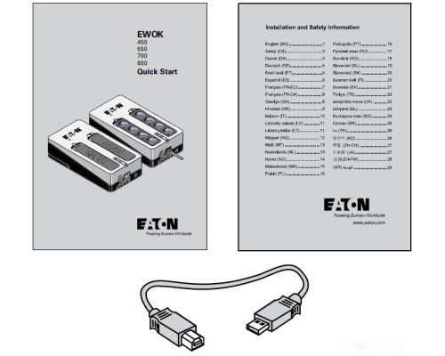 Источник бесперебойного питания Eaton 3S 850 Gen2 3S850D