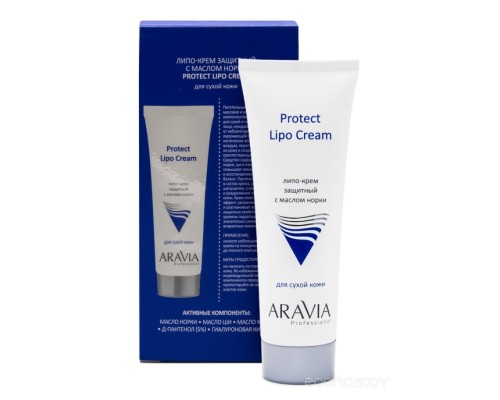 Крем для лица Aravia Крем Professional Protect Lipo Cream защитный с маслом норки 50 мл