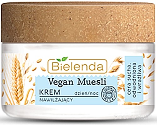 Крем для лица Bielenda Крем Vegan Muesli увлажняющий пшеница+овес+кокосовое молоко 50 мл