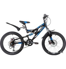 Детский велосипед Novatrack Shark 20 2020 20SS6D.SHARK.BK20 (черный)