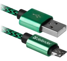 Кабель Defender USB08-03T Pro (зеленый)