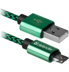 Кабель Defender USB08-03T Pro (зеленый)