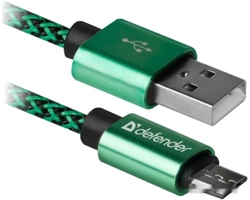 Кабель Defender USB08-03T Pro (зеленый)