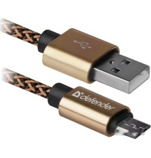 Кабель Defender USB08-03T Pro (золотистый)