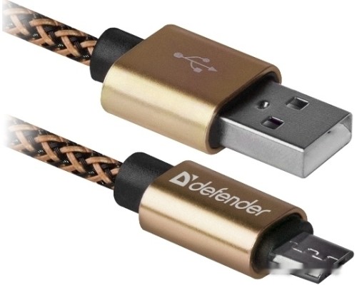 Кабель Defender USB08-03T Pro (золотистый)