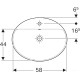 Умывальник Geberit VariForm 500.725.01.2