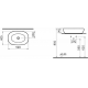 Умывальник Vitra Outline 5995B450-0016