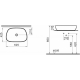 Умывальник Vitra Outline 5993B420-0016