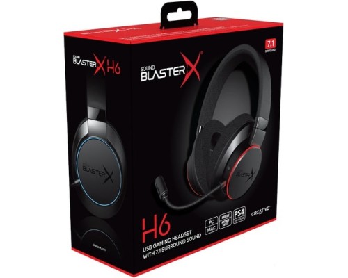 Компьютерная гарнитура Creative Sound BlasterX H6