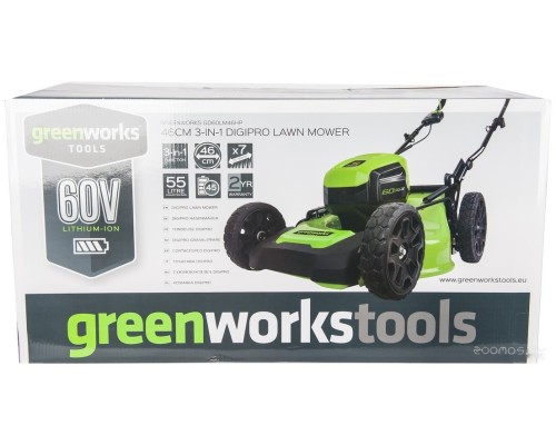 Газонокосилка Greenworks GD60LM46HP (без АКБ)