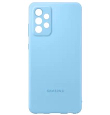 Чехол Samsung Silicone Cover для Galaxy A72 (Blue)