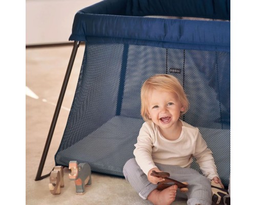 Детский манеж BabyBjorn Trevel Cot (Light Dark Blue)