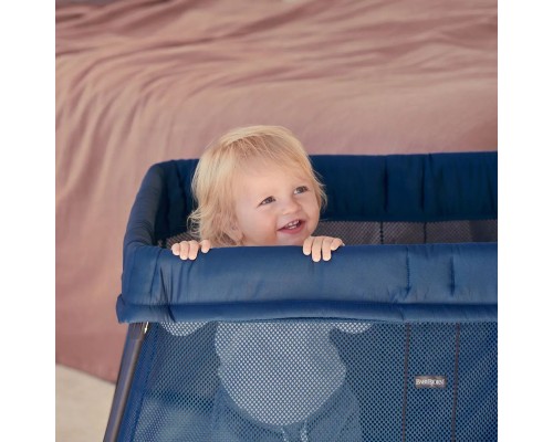 Детский манеж BabyBjorn Trevel Cot (Light Dark Blue)