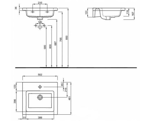 Умывальник Kolo Twins L51950000