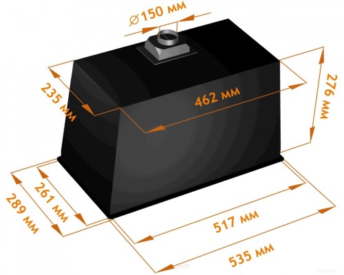 Вытяжка Backer BH54MC-18F12K-Black