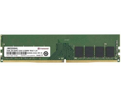 Модуль памяти Transcend JetRam 8GB DDR4 PC4-25600 JM3200HLG-8G