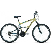 Велосипед ALTAIR MTB FS 26 1.0 р.16 2021 (бежевый/черный)