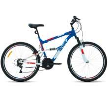 Велосипед ALTAIR MTB FS 26 1.0 р.16 2021 (синий/красный)