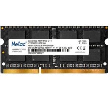 Модуль памяти Netac Basic 8GB DDR3 SODIMM PC3-12800 NTBSD3N16SP-08