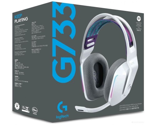 Компьютерная гарнитура Logitech G733 Lightspeed (White)