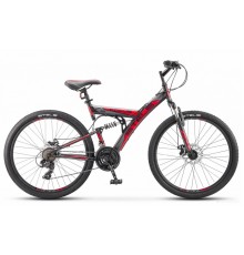 Велосипед Stels Focus MD 26 21-sp V010 (18, черный/красный, 2021)