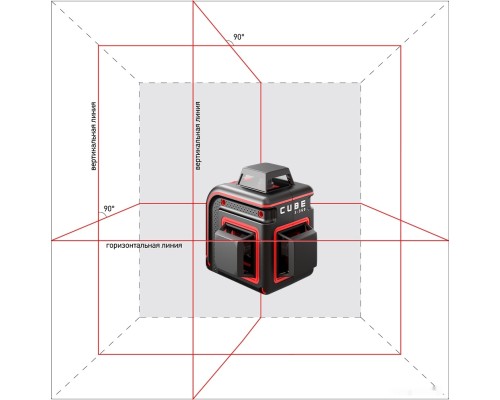 Лазерный нивелир ADA Instruments Cube 3-360 Ultimate Edition А00568 (с АКБ)