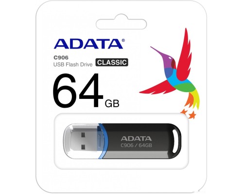 USB Flash A-Data C906 64GB (черный)