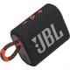 Портативная акустика JBL Go 3 (черный/оранжевый)