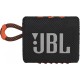 Портативная акустика JBL Go 3 (черный/оранжевый)