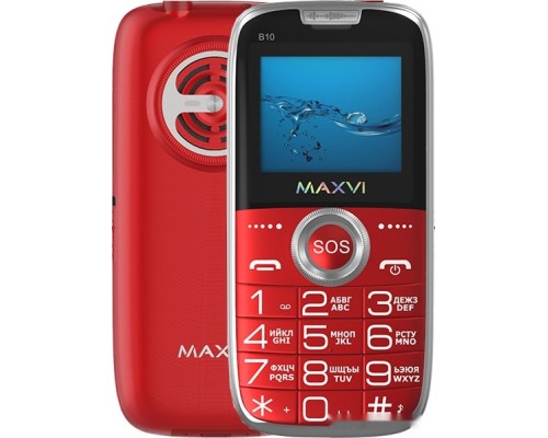 Мобильный телефон MAXVI B10 (красный)