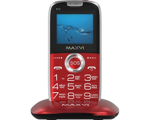 Мобильный телефон MAXVI B10 (красный)