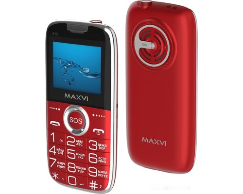 Мобильный телефон MAXVI B10 (красный)