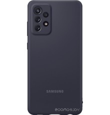 Чехол Samsung Silicone Cover для Samsung Galaxy A72 (черный)
