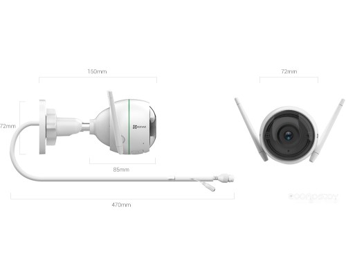 IP-камера Ezviz C3WN CS-CV310-A0-1C2WFR (2.8 мм)