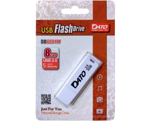 USB Flash Dato DB8001W 8GB (белый)